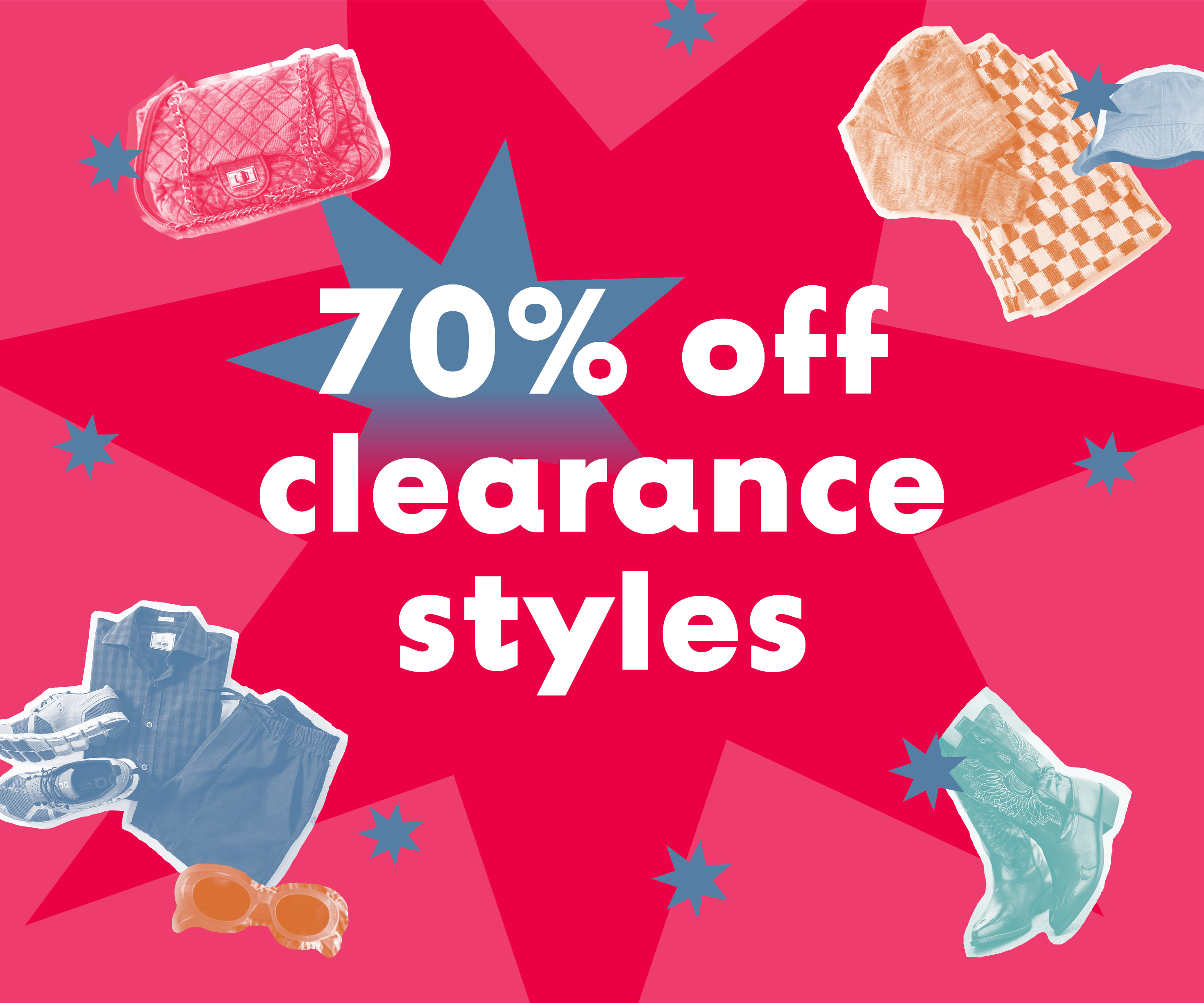 70% Off Clearance Styles